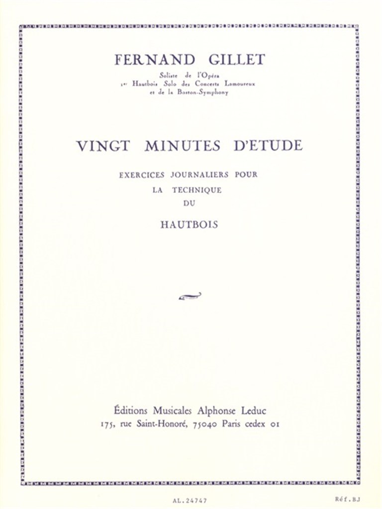 20 Minutes d'Etude
