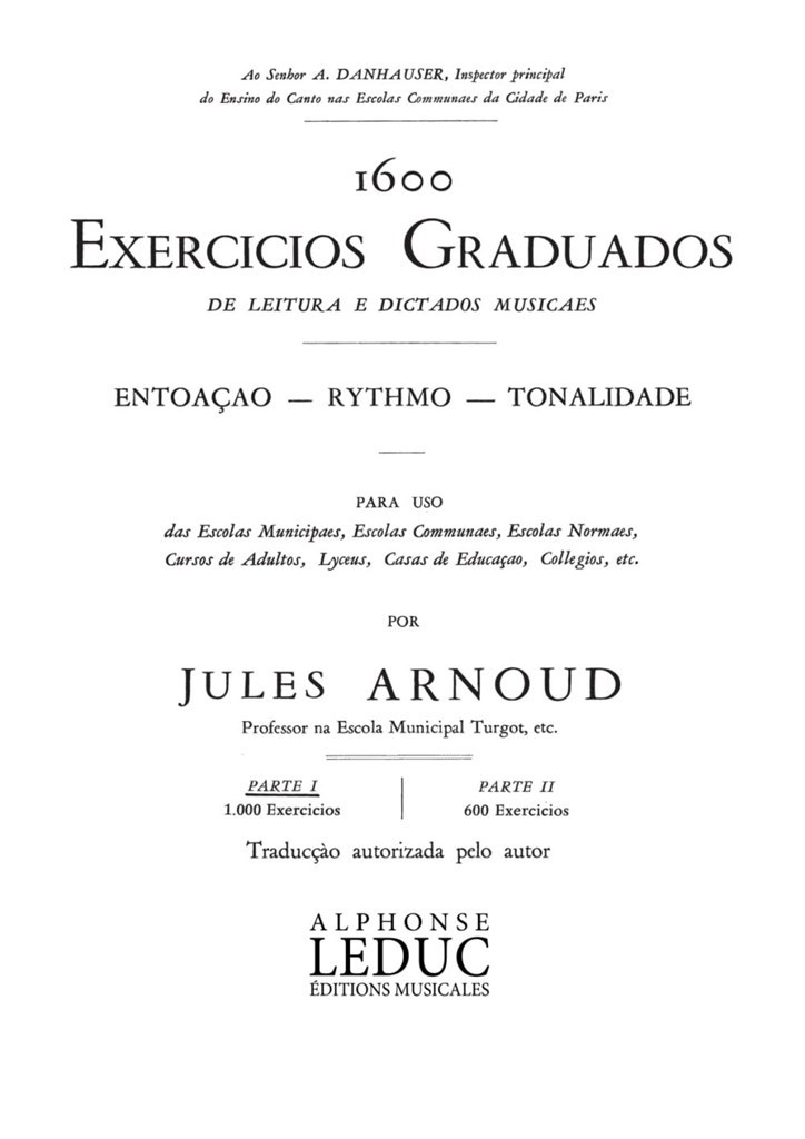 1600 Exercices Gradues de Lect et Dictees Vol 1