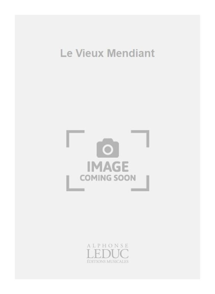 Le Vieux Mendiant