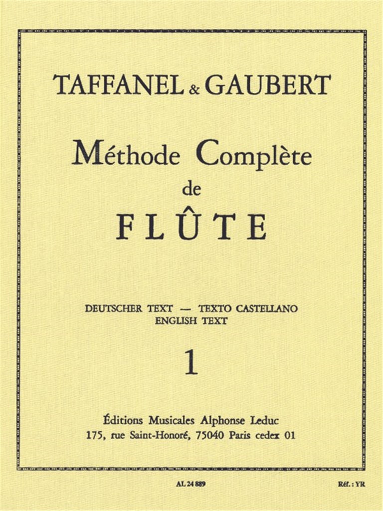 Méthode Complète de Flûte (Volume 1)