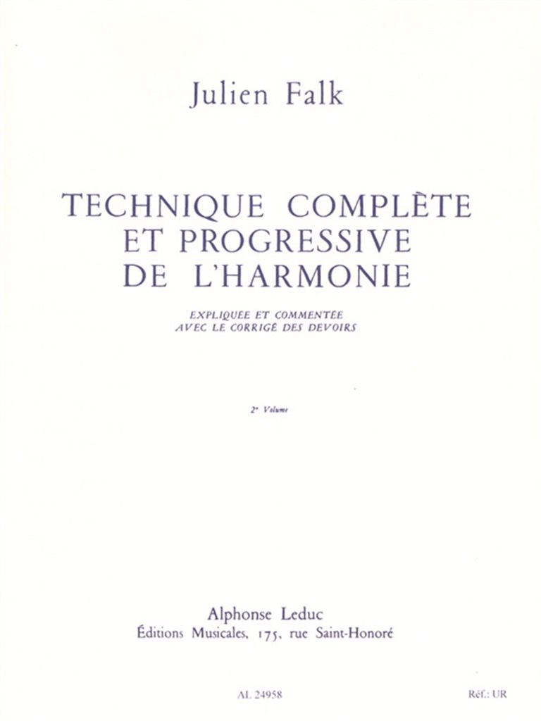 Compl. and progr. technique of the harmony -Vol. 2