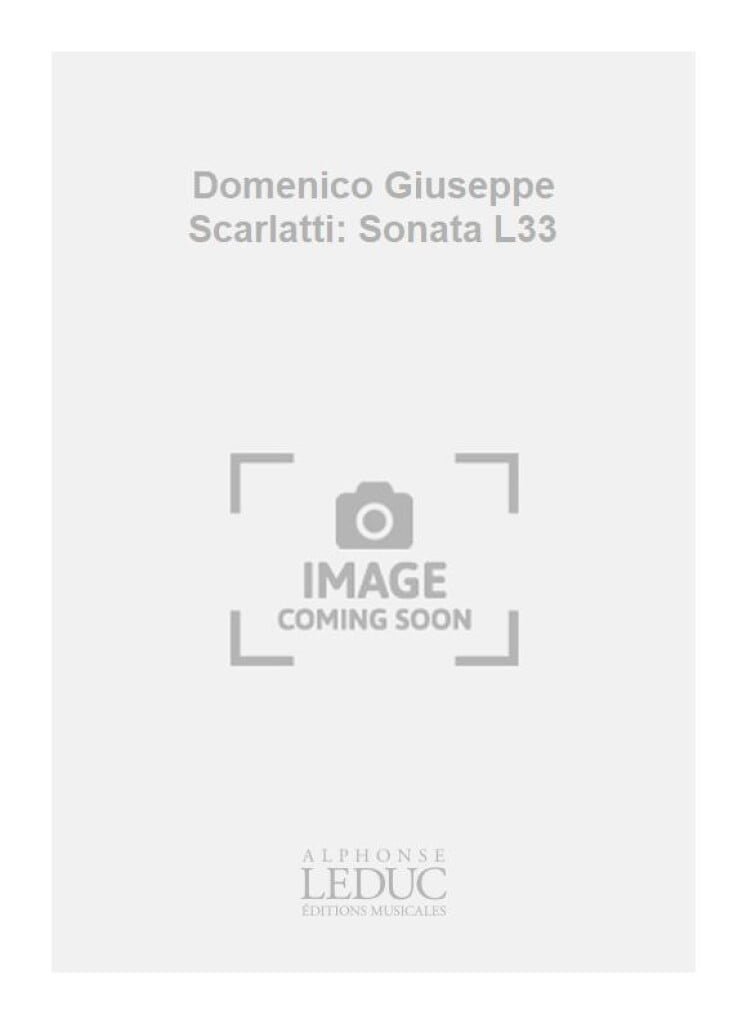 Domenico Giuseppe Scarlatti: Sonata L33