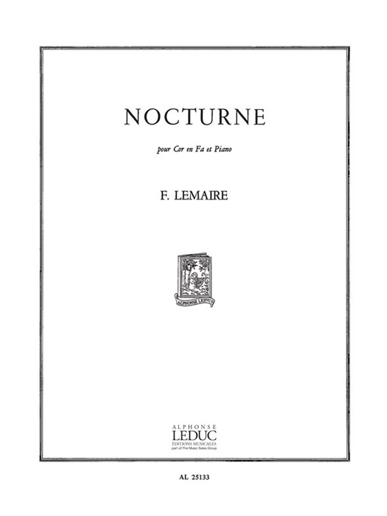 Nocturne Cor En Fa Et Piano