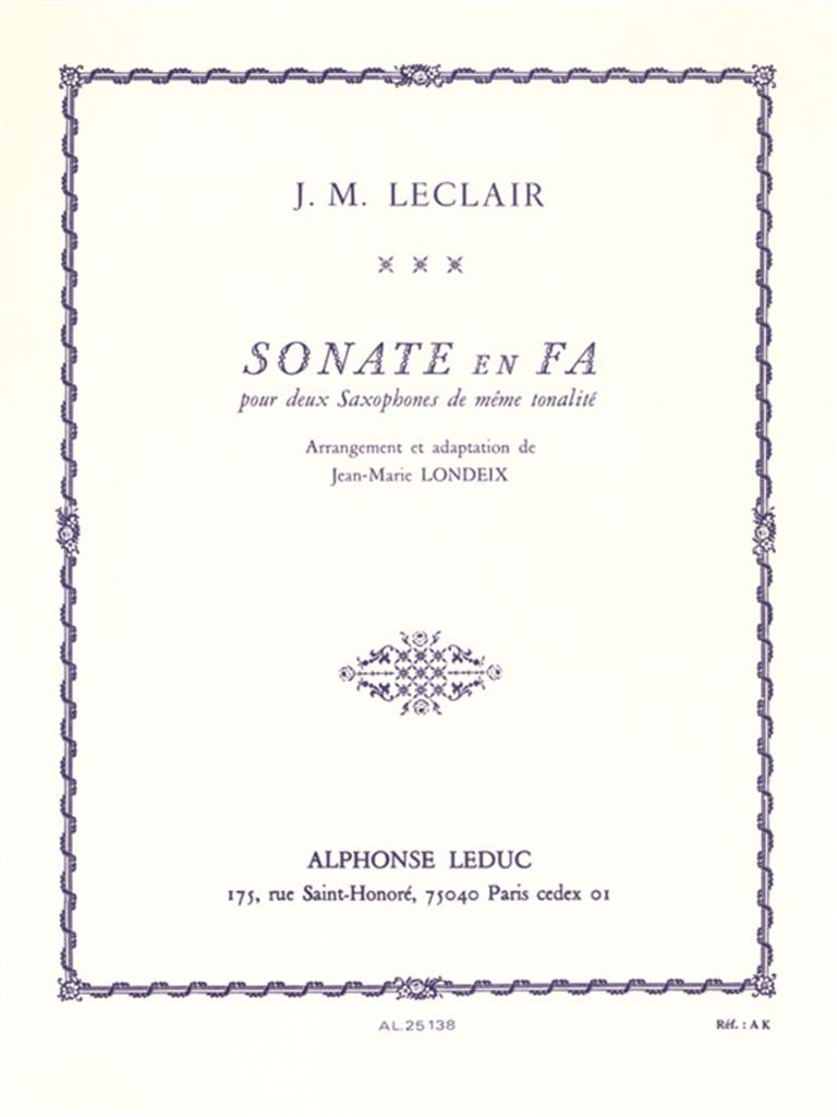 Sonata in F