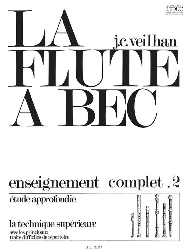 Jean-Claude Veilhan: La Flûte a Bec Vol.2