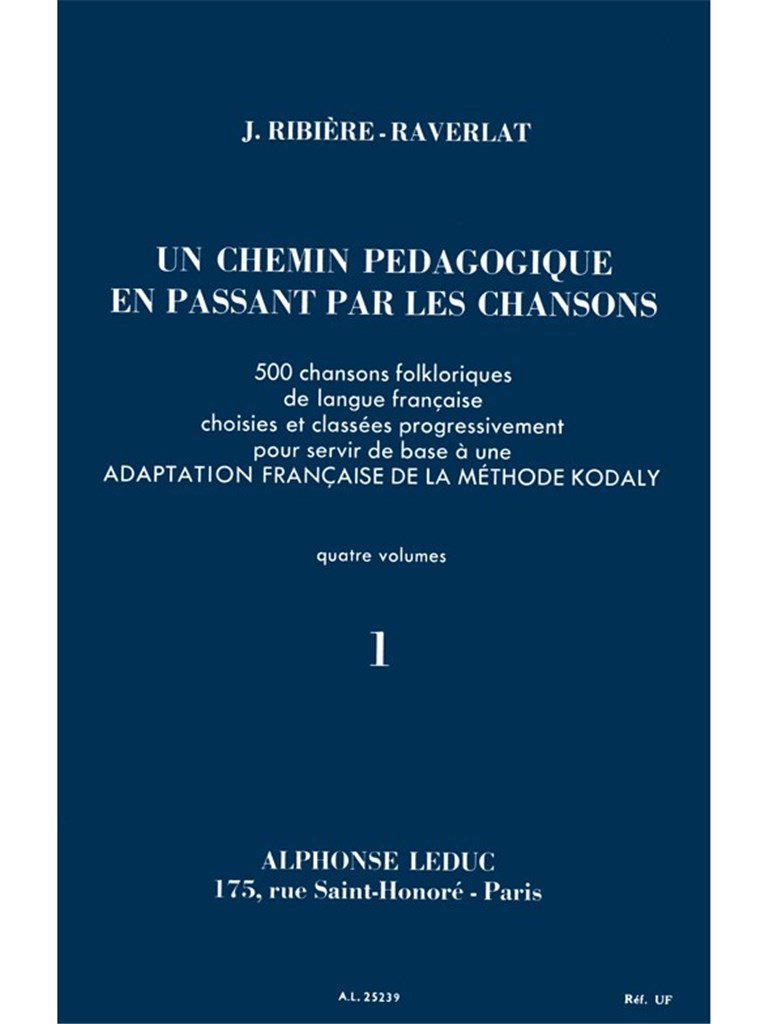 Chemin Pédagogique En Passant Par Les Chansons V.1