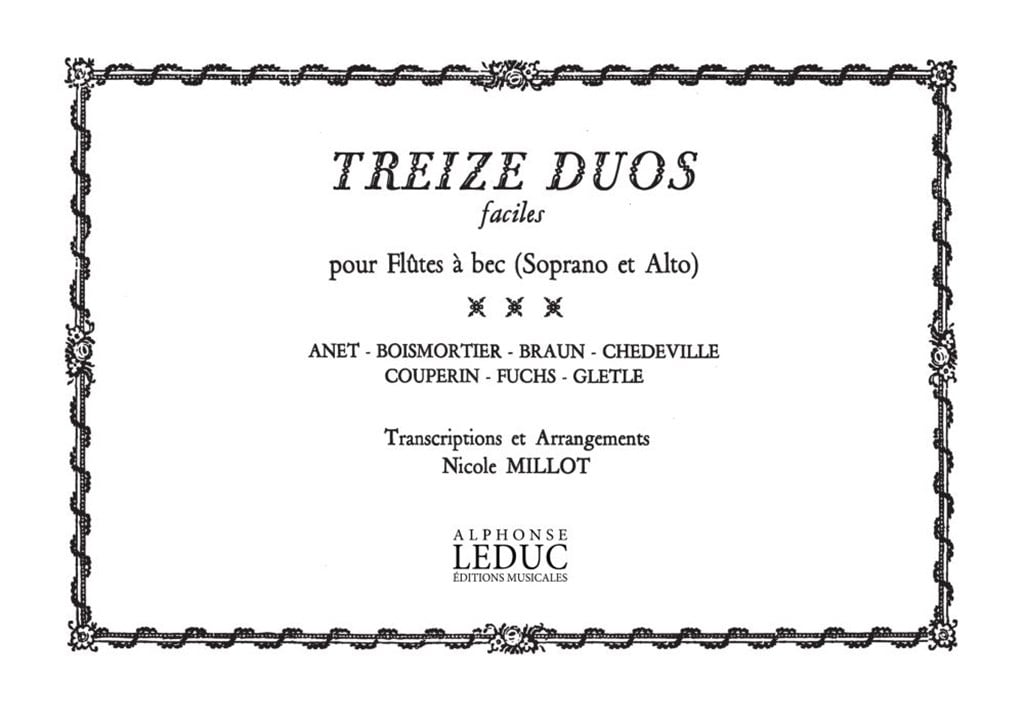 Nicole Millot: 13 Duos faciles
