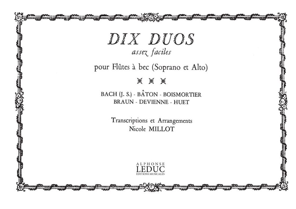 Nicole Millot: 10 Duos assez faciles