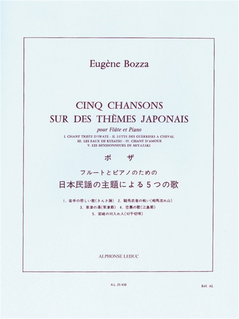 5 Chansons Sur Des Themes Japonais