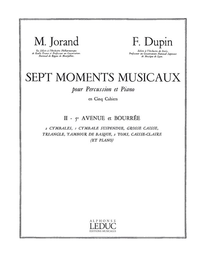 7 Moments musicaux Vol.2 - Air de Louise