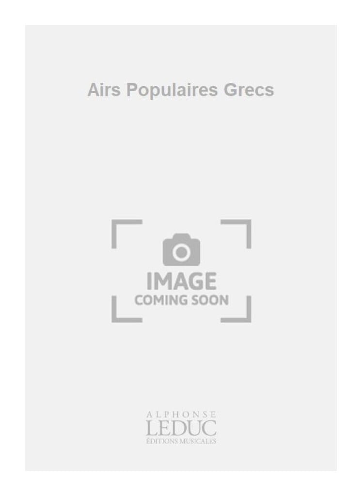Airs Populaires Grecs