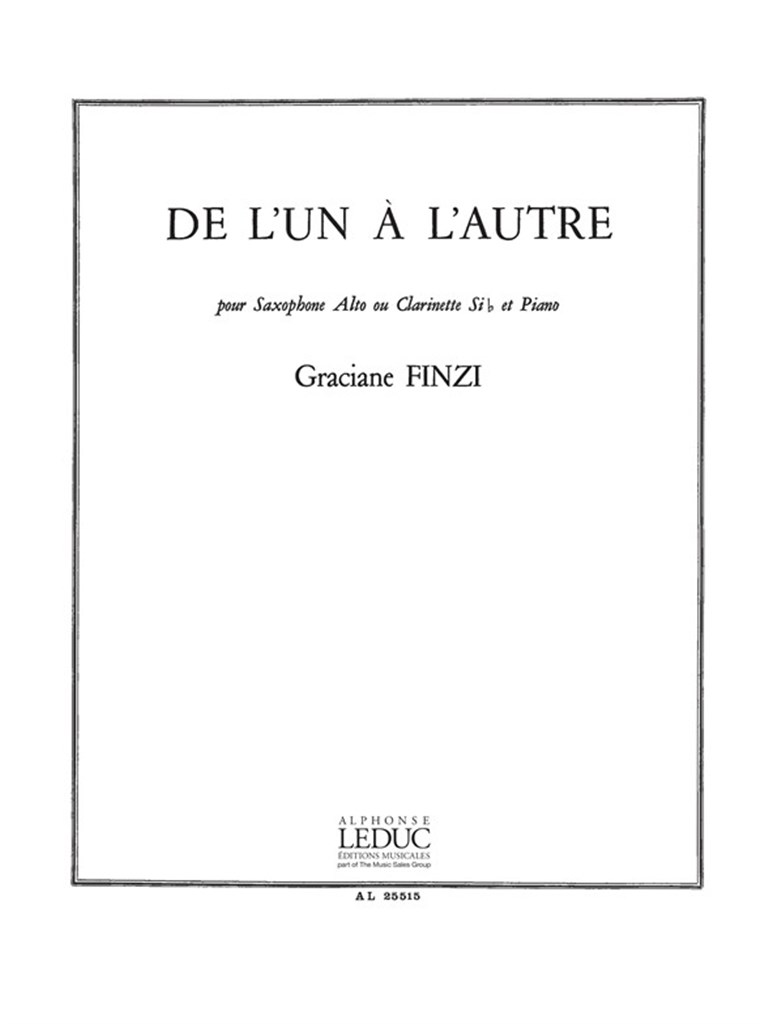 De L'Un A L'Autre