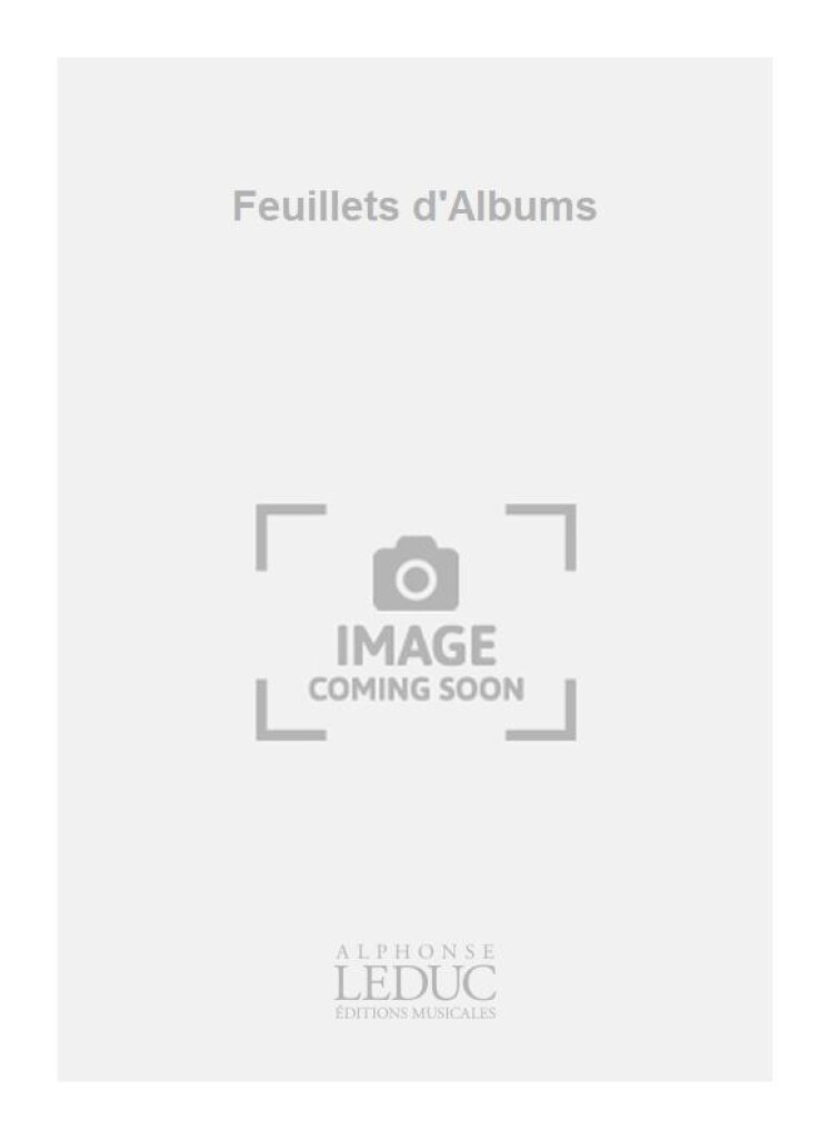 Georges-Leonce Guinot: Feuillets dAlbums