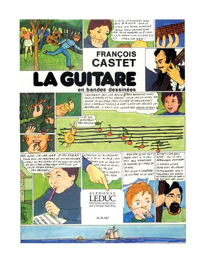 François Castet: La Guitare en Bandes dessinees