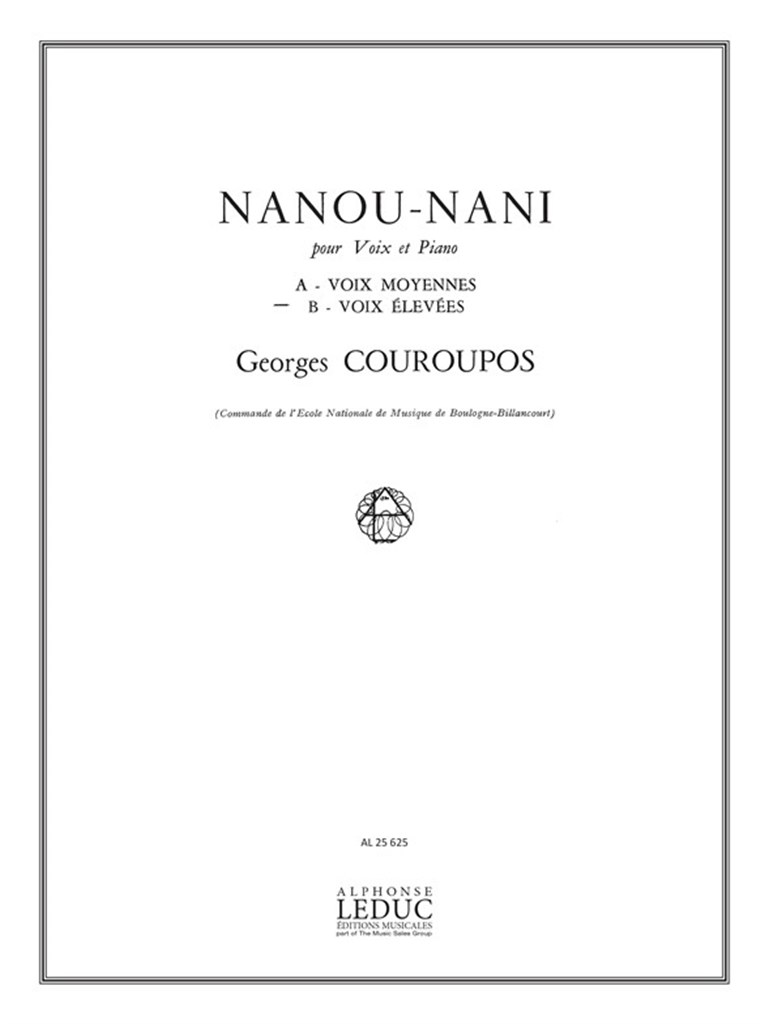 Georges Couroupos: Nanou-Nani