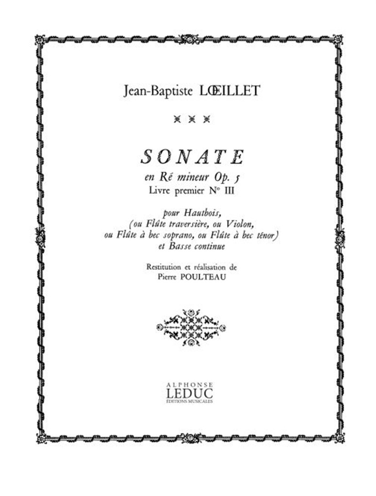 Sonate Op.5, No.3 in D minor