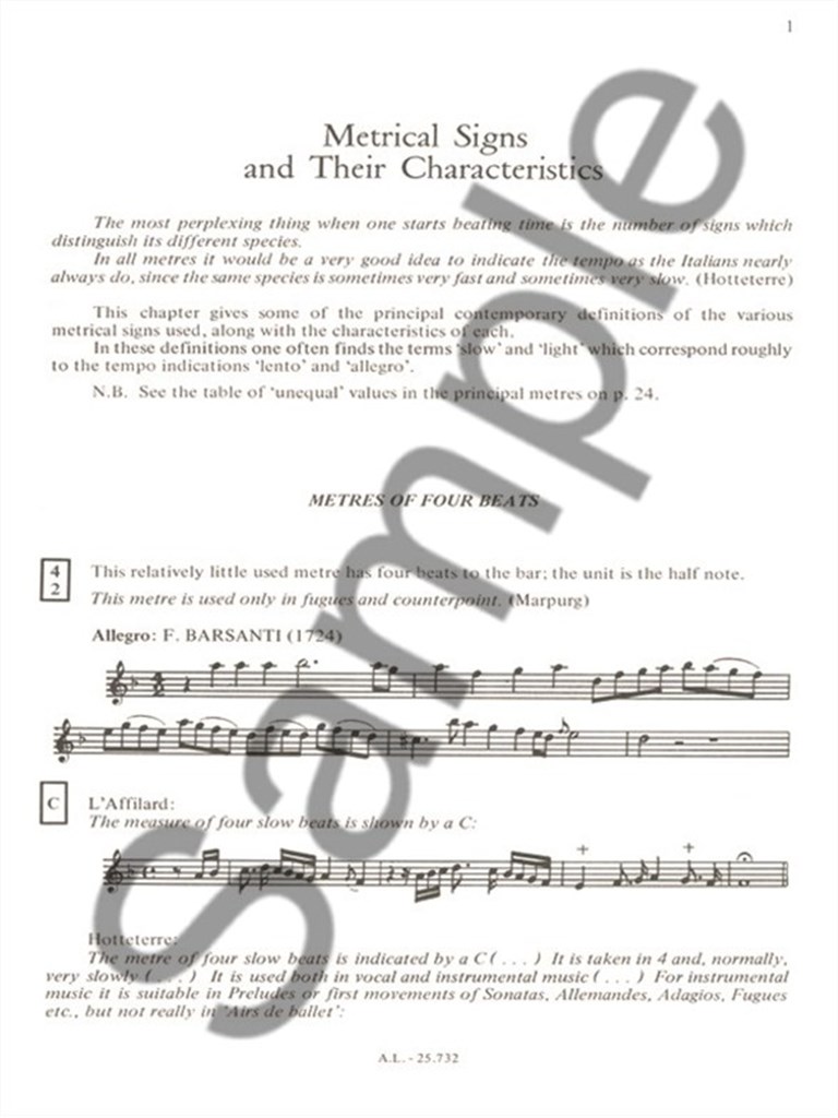 The Rules Of Musical Interpretation In Baroque Era
