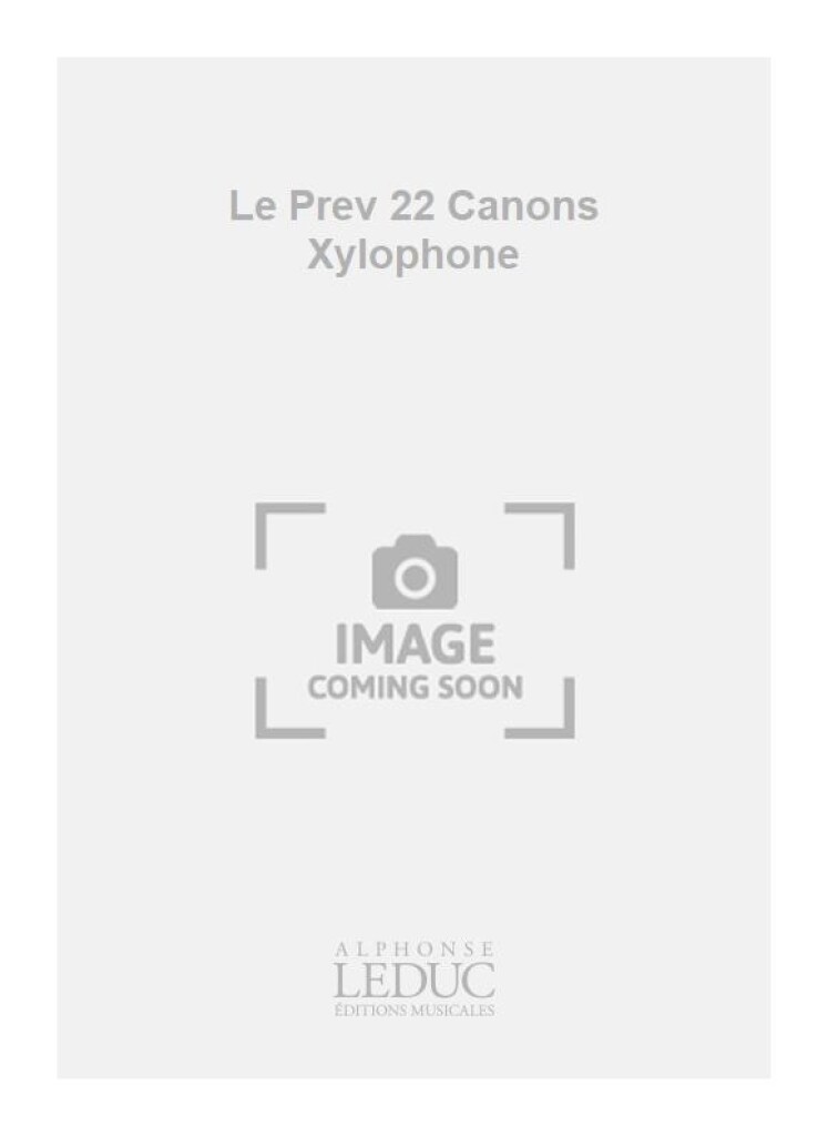 Le Prev 22 Canons Xylophone