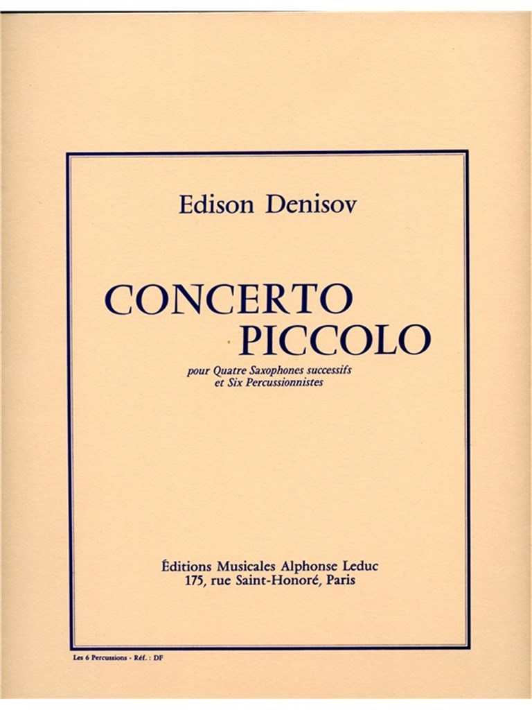 Edison Denisov: Concerto piccolo
