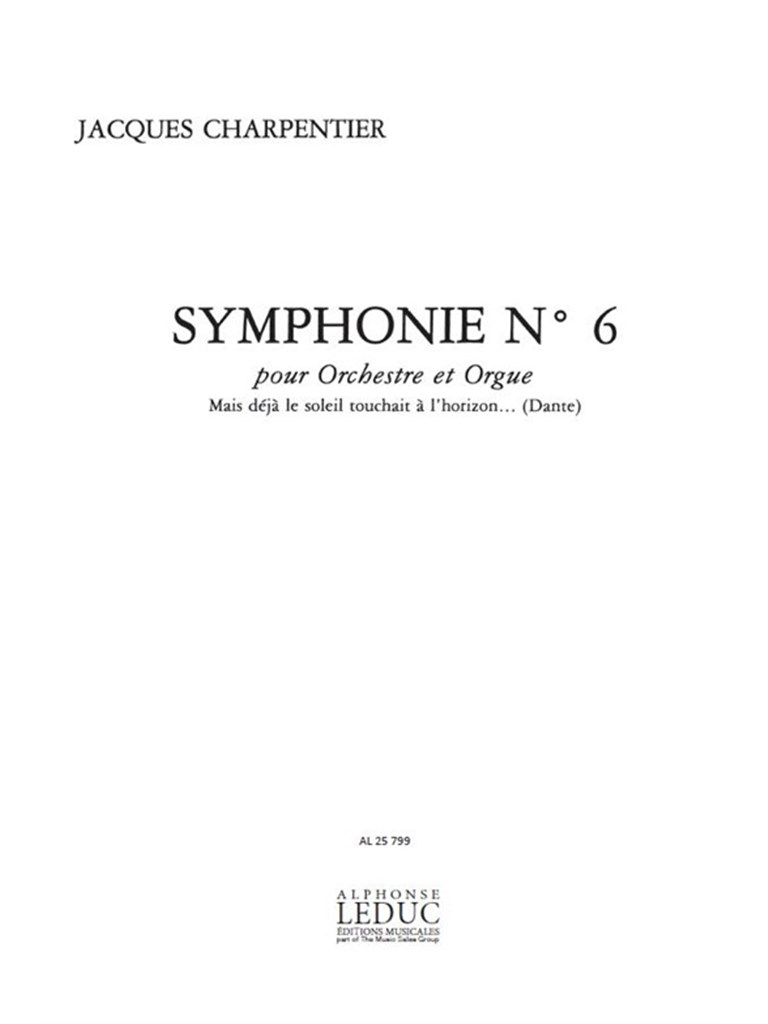 Symphonie N06 -Orch.Et Orgue