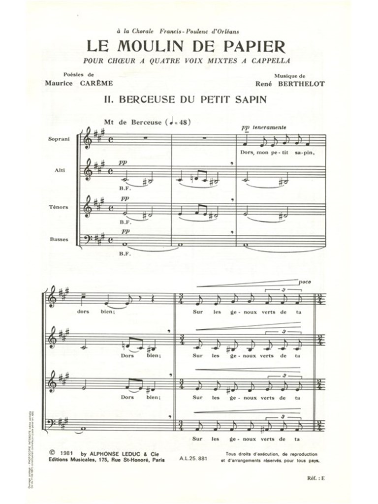 Le Moulin de Papier No.2 - Alleluia du Vin