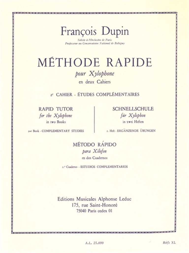 Methode rapide pour Xylophone Vol.2