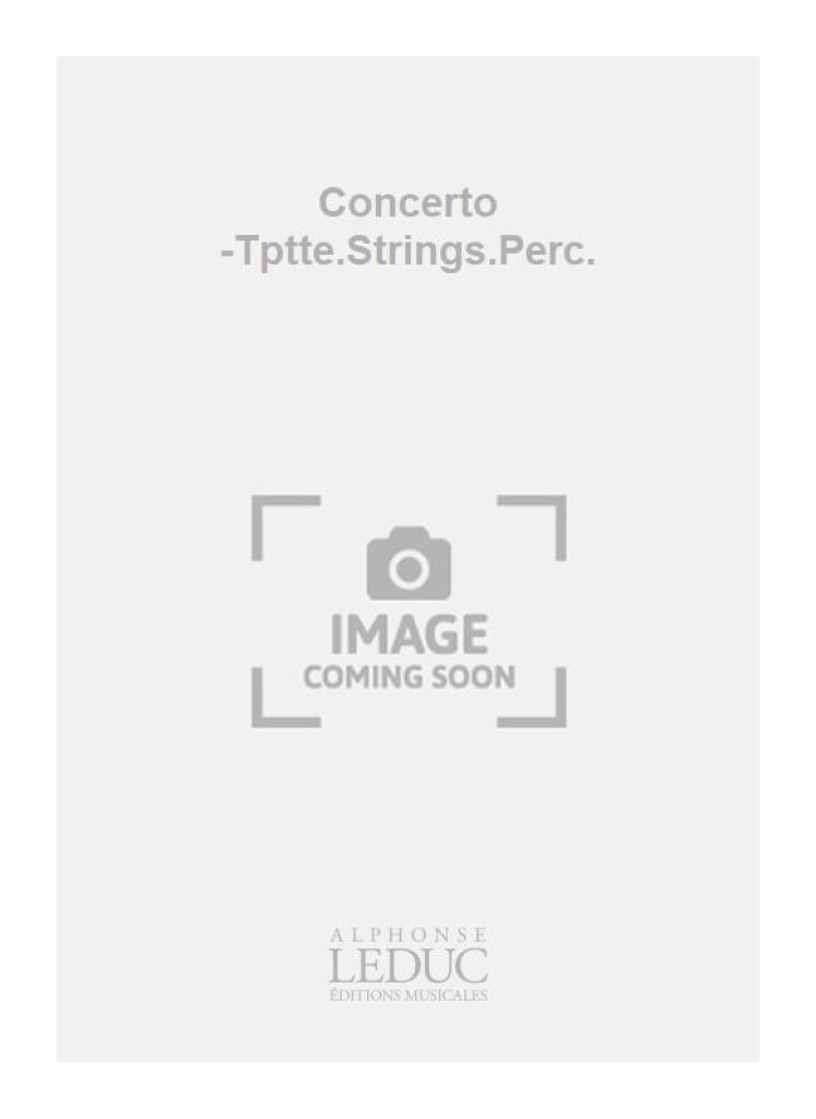 Concerto -Tptte.Strings.Perc.