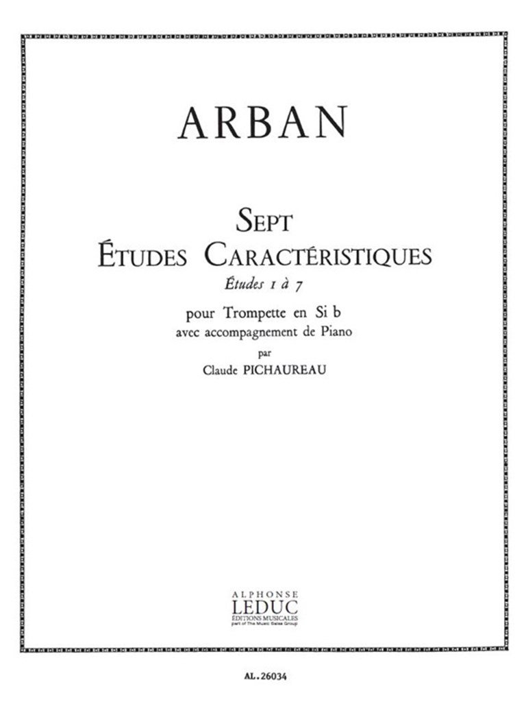 7 Etudes Caracteristiques