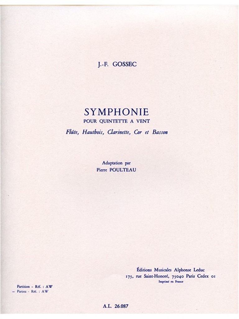 François-Joseph Gossec: Symphonie