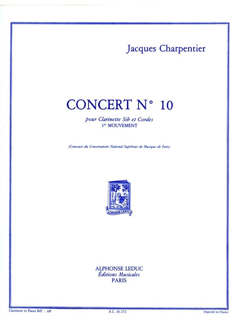 Concert N010 -Clarinette Sib Et Strings