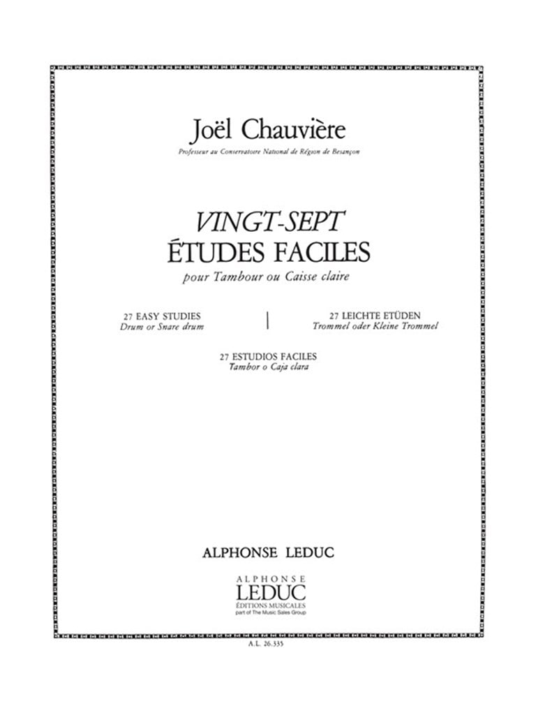 27 Etudes Faciles