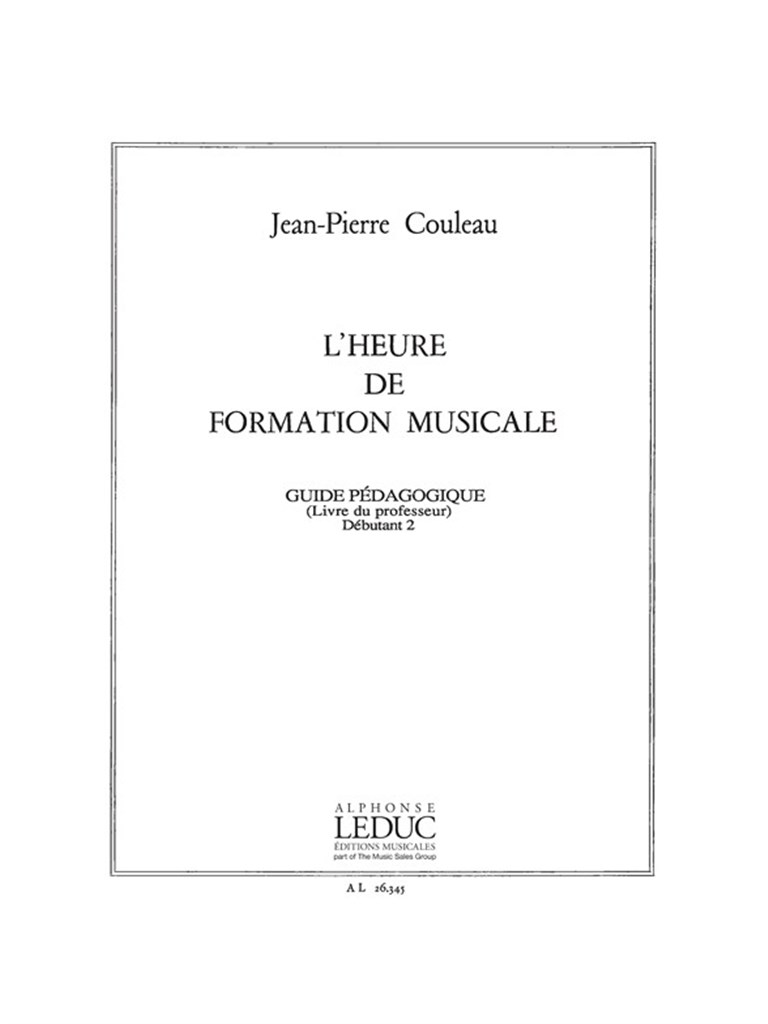 Heure De Formation Musicale Debutant 2
