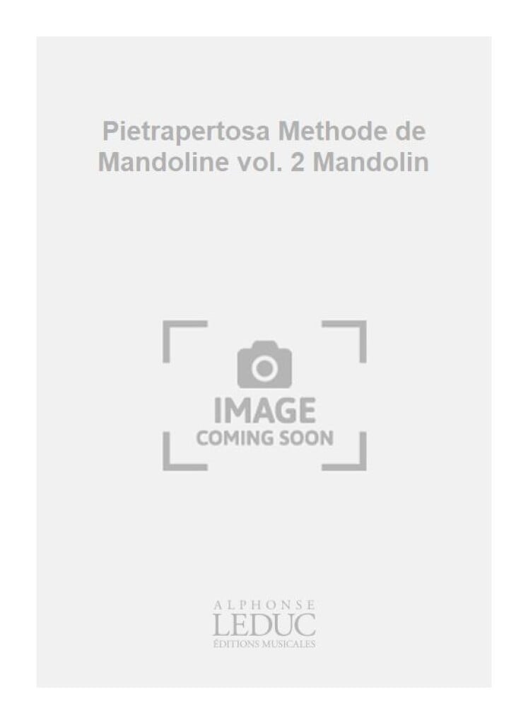 Pietrapertosa Methode de Mandoline vol. 2 Mandolin