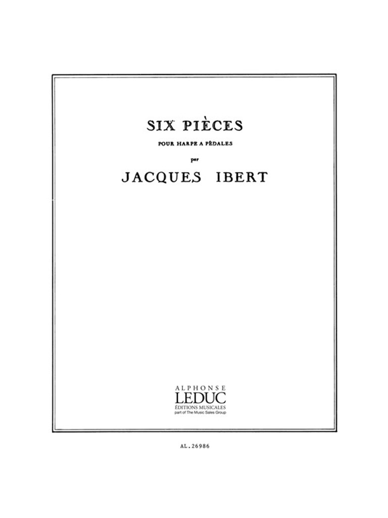 Six Pieces for Harp