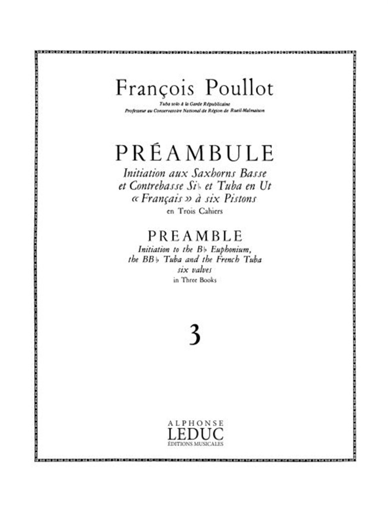 François Poullot: Preamble Vol.3