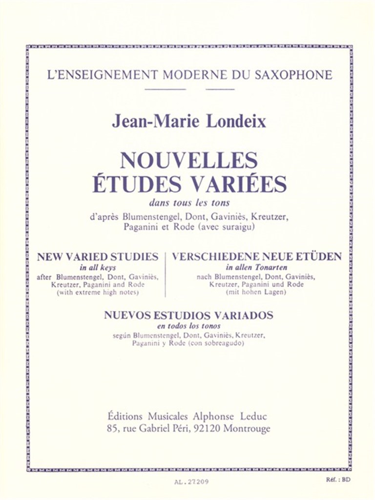 Nouvelles Études Variées dans tous les Tons