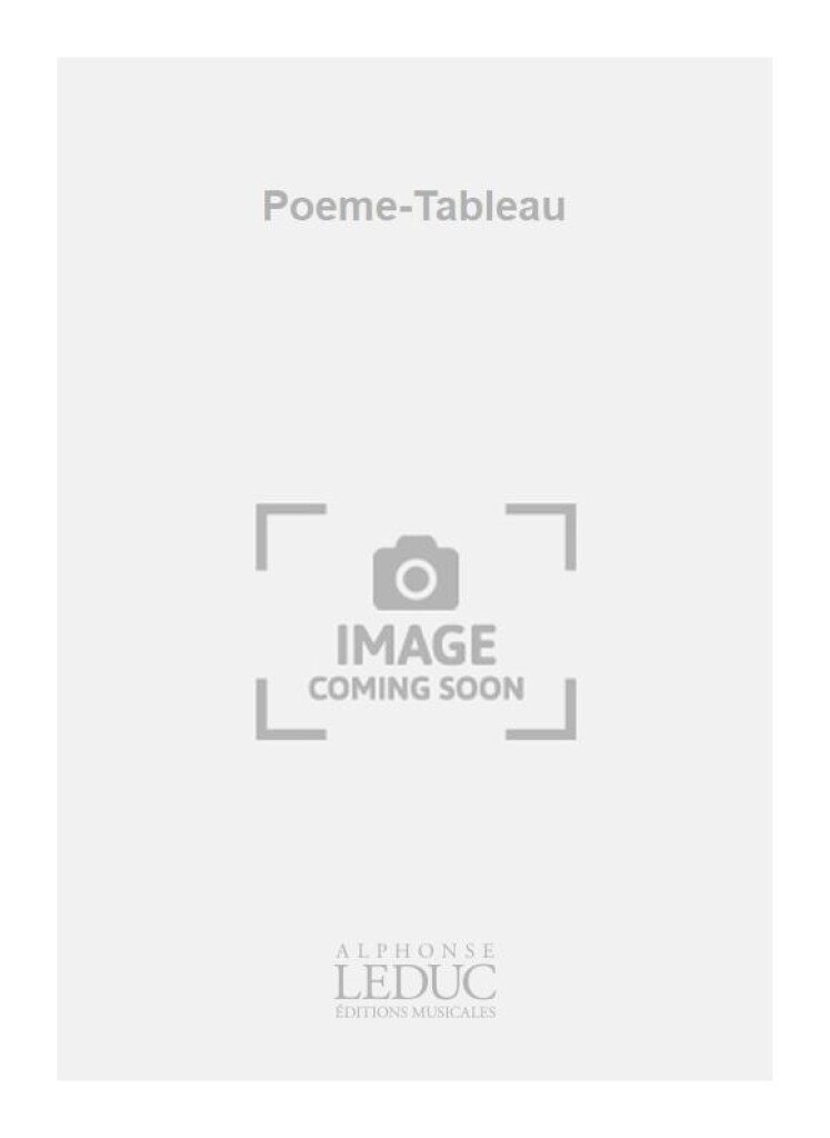 Poeme-Tableau