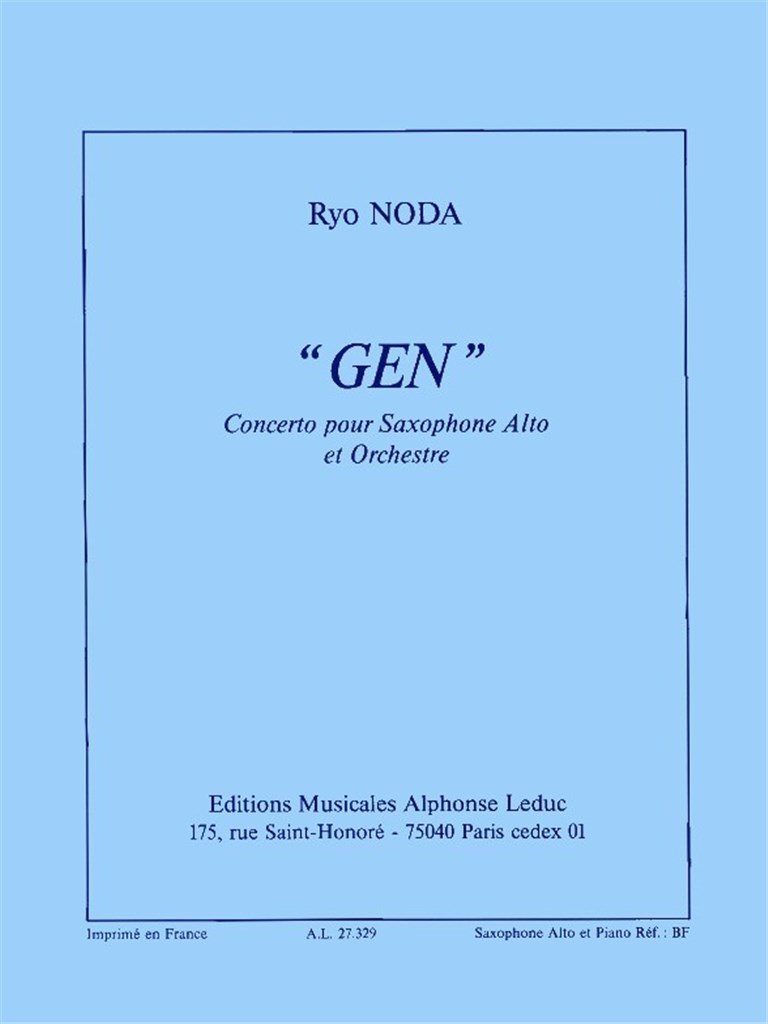 Ryo Noda: Gen