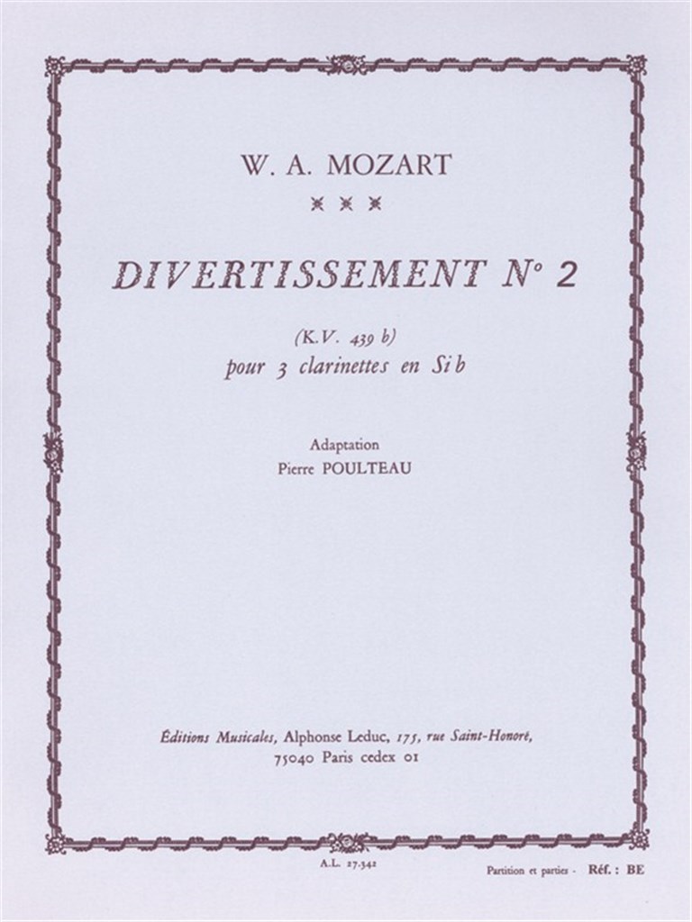 Divertissement N02 -Kv439B