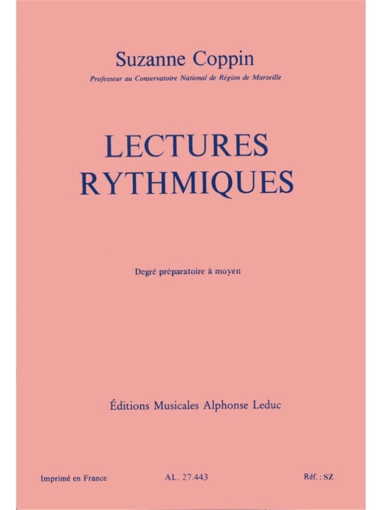 Lectures Rythmiques Degre Preparatoire A Moyen