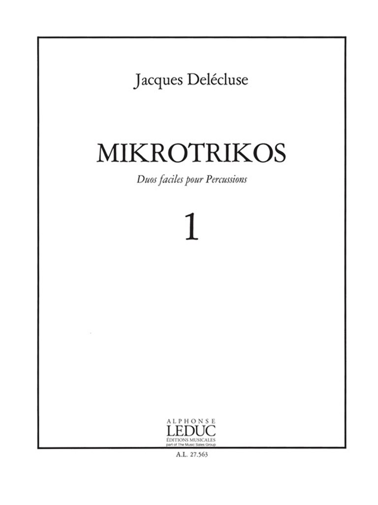 Jacques Delecluse: Mikrotrikos 1