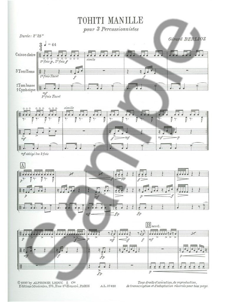 Gerard Berlioz: Tohiti manile