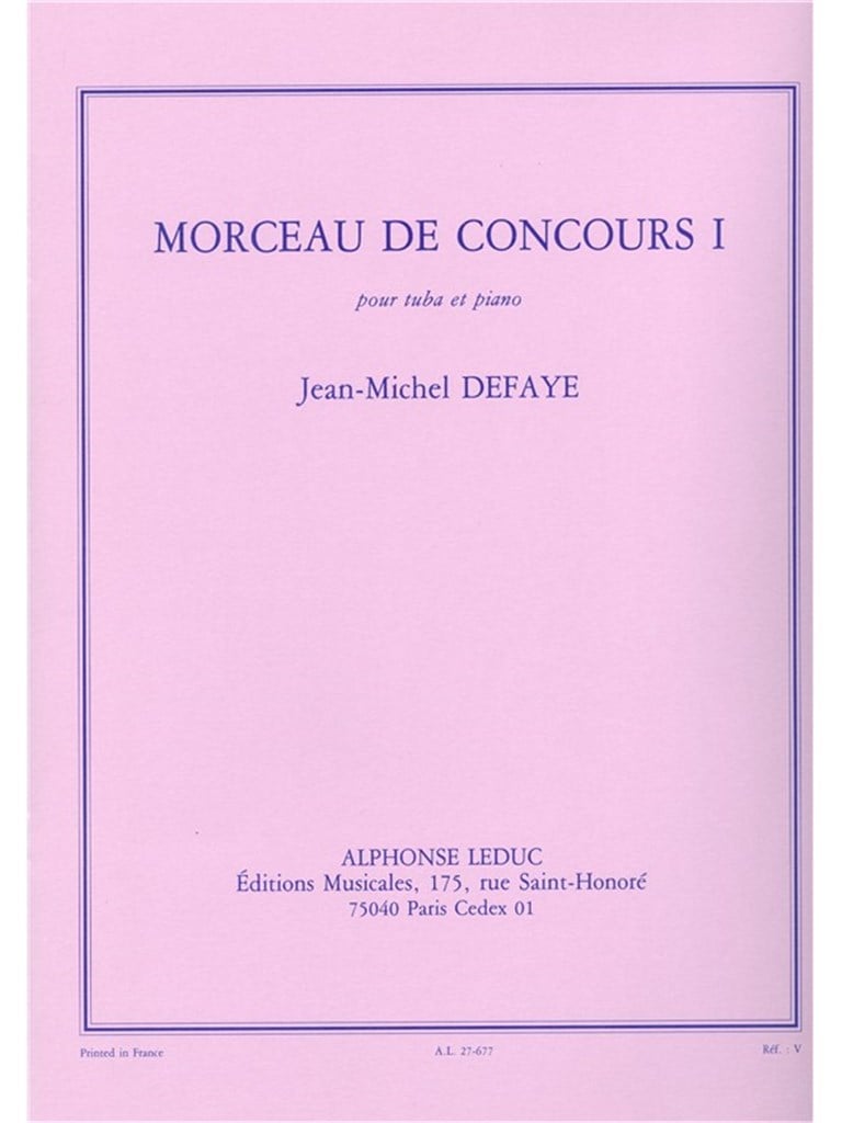 Morceau De Concours I
