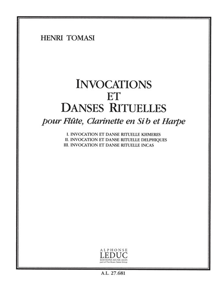 Henri Tomasi: Invocations et Danses rituelles