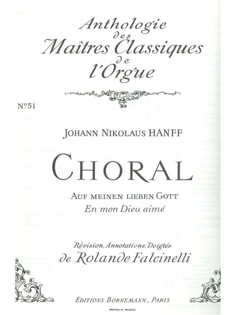 Choral:Auf Meinen Lieben Gott