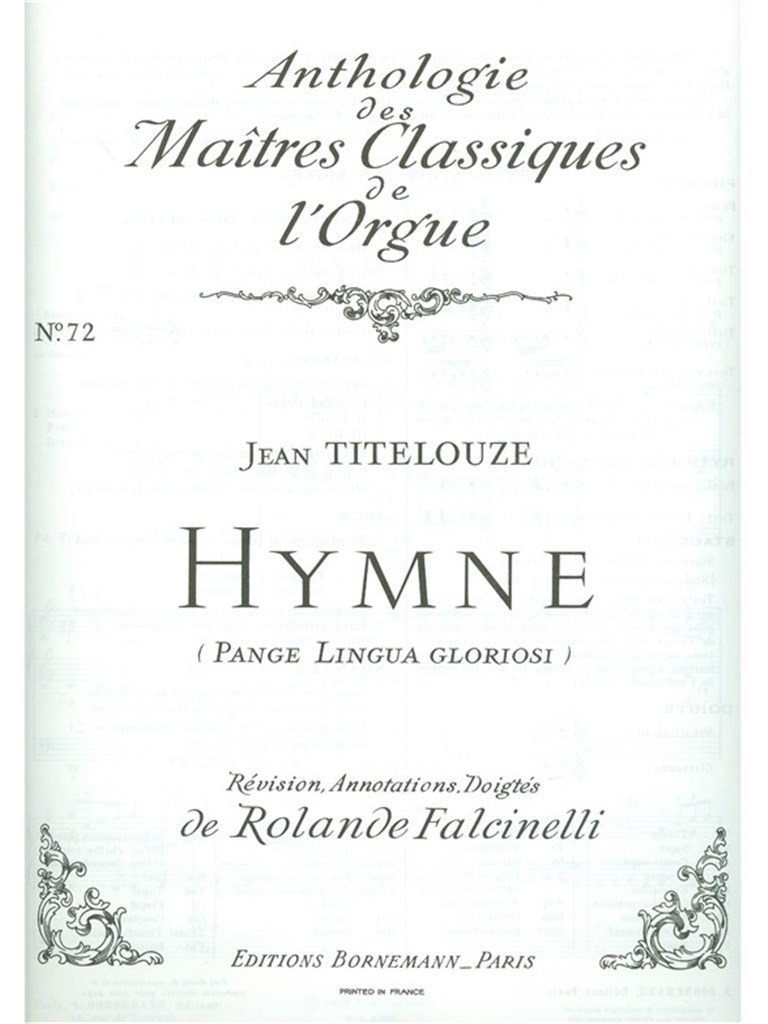 Hymne:Pange Lingua Gloriosi