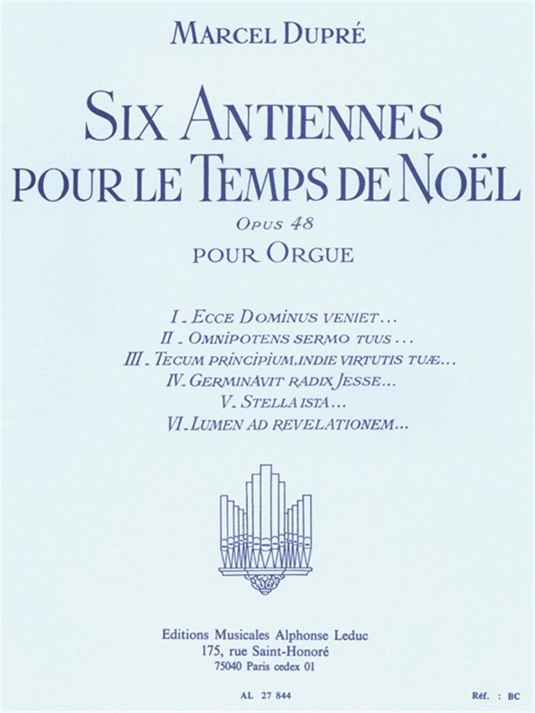 6 Antiennes pour le Temps de Noël Op.48