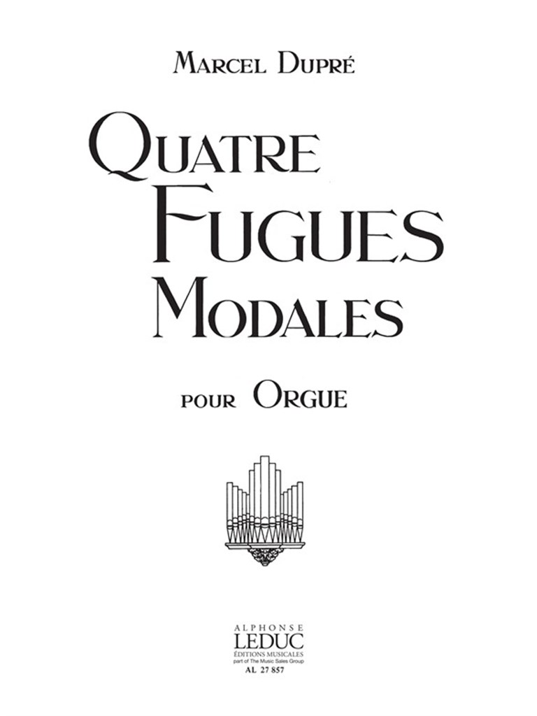 4 Fugues Modales/Op63