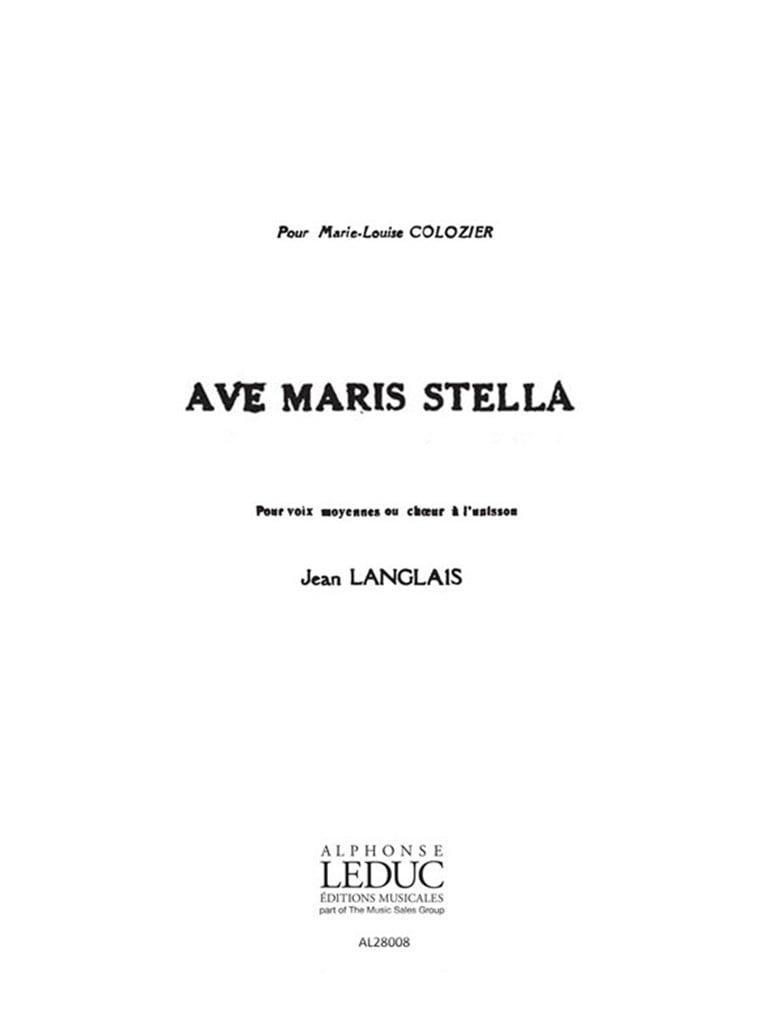 Ave Maria Stella
