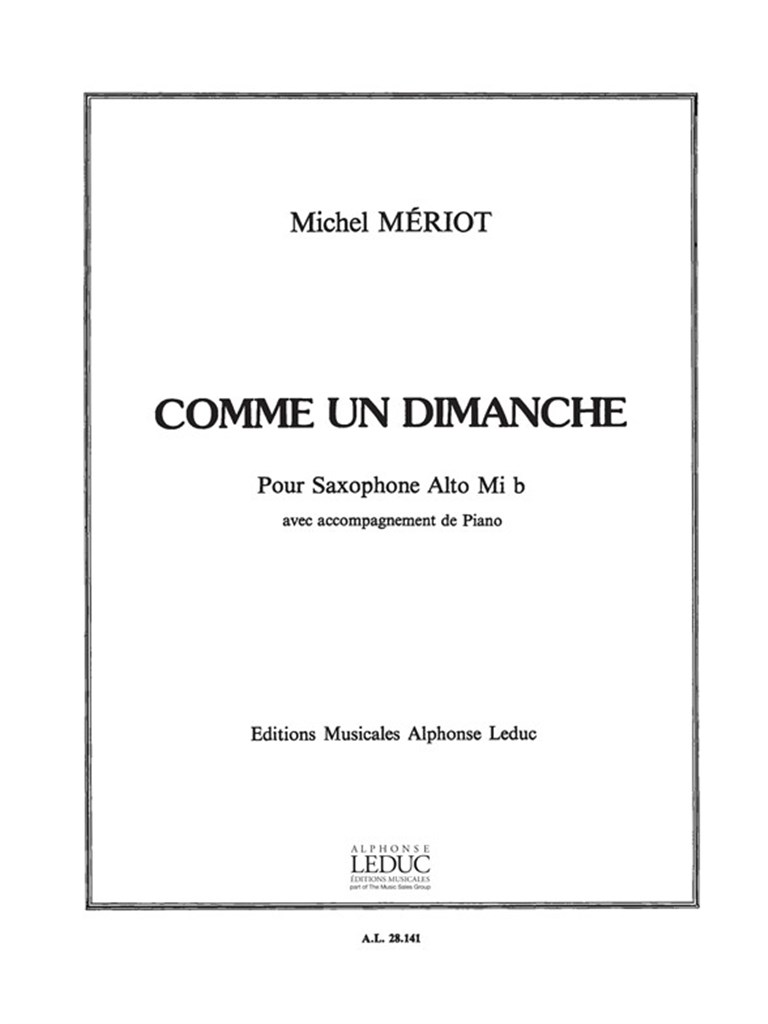 Comme Un Dimanche